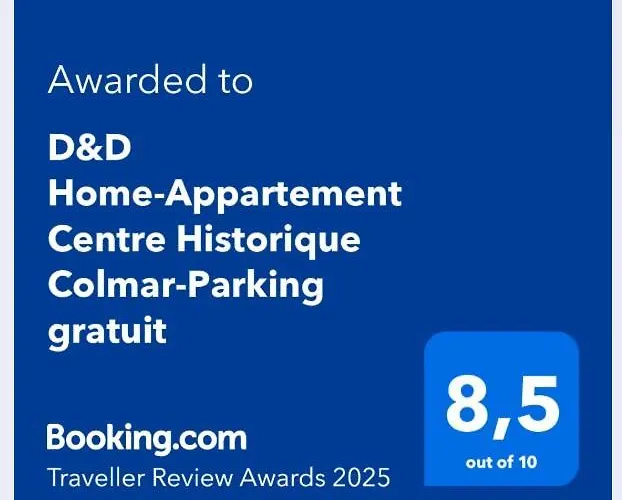 D&d Home-appartement Centre Historique Colmar-parking Gratuit 公寓